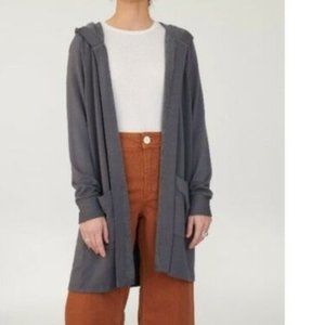 Stateside Hooded Cozy Soft Open Pocket Cardigan
